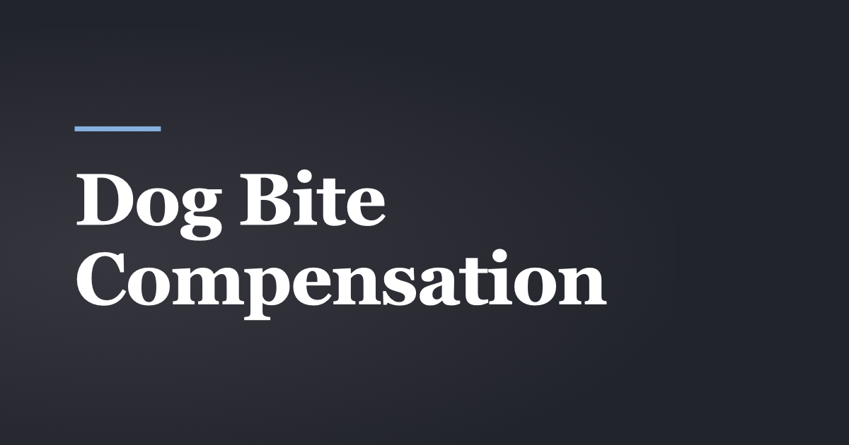 Can I get compensation for a dog bite injury in Utah?
