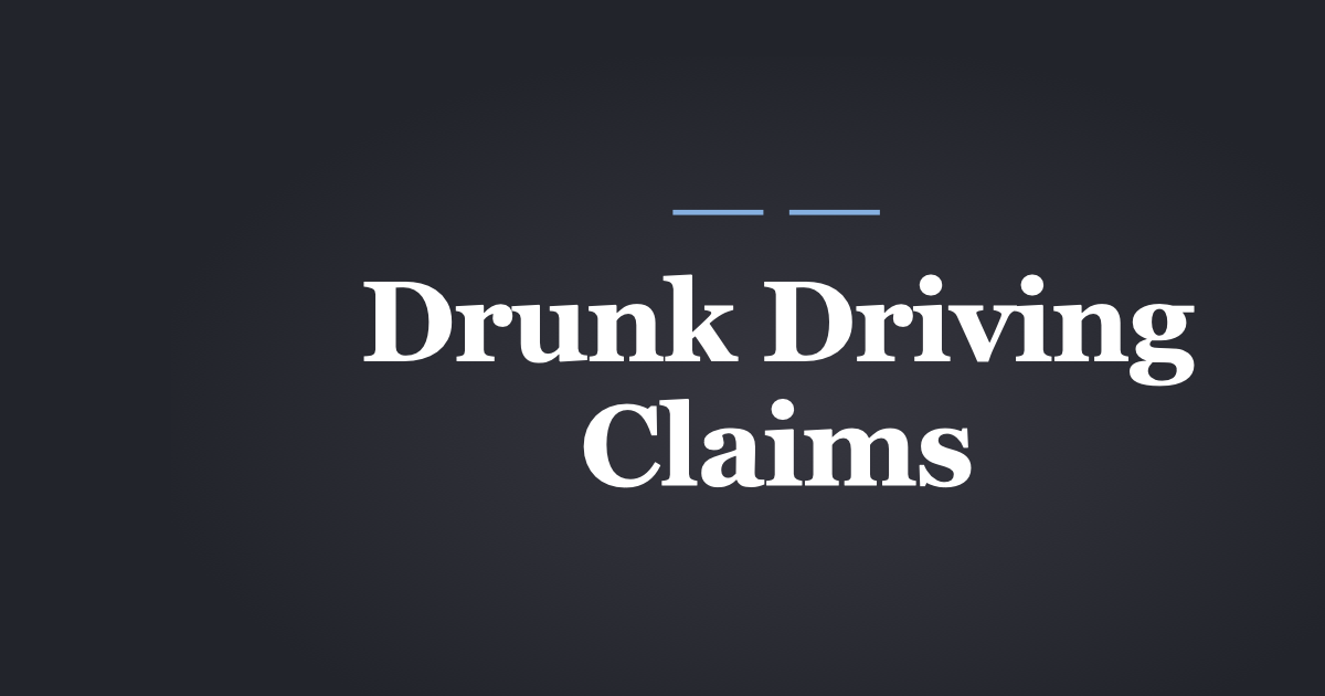 Drunk Driving Accident Settlements in Salt Lake City