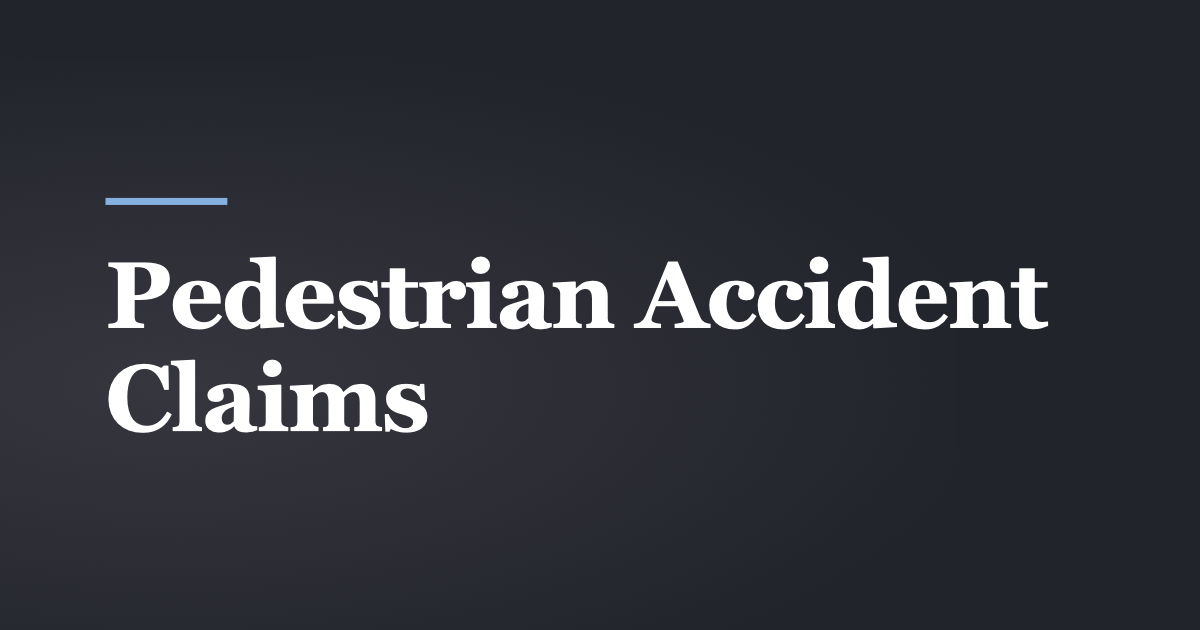 Pedestrian Accident Claims in Utah: Right of Way and Blame