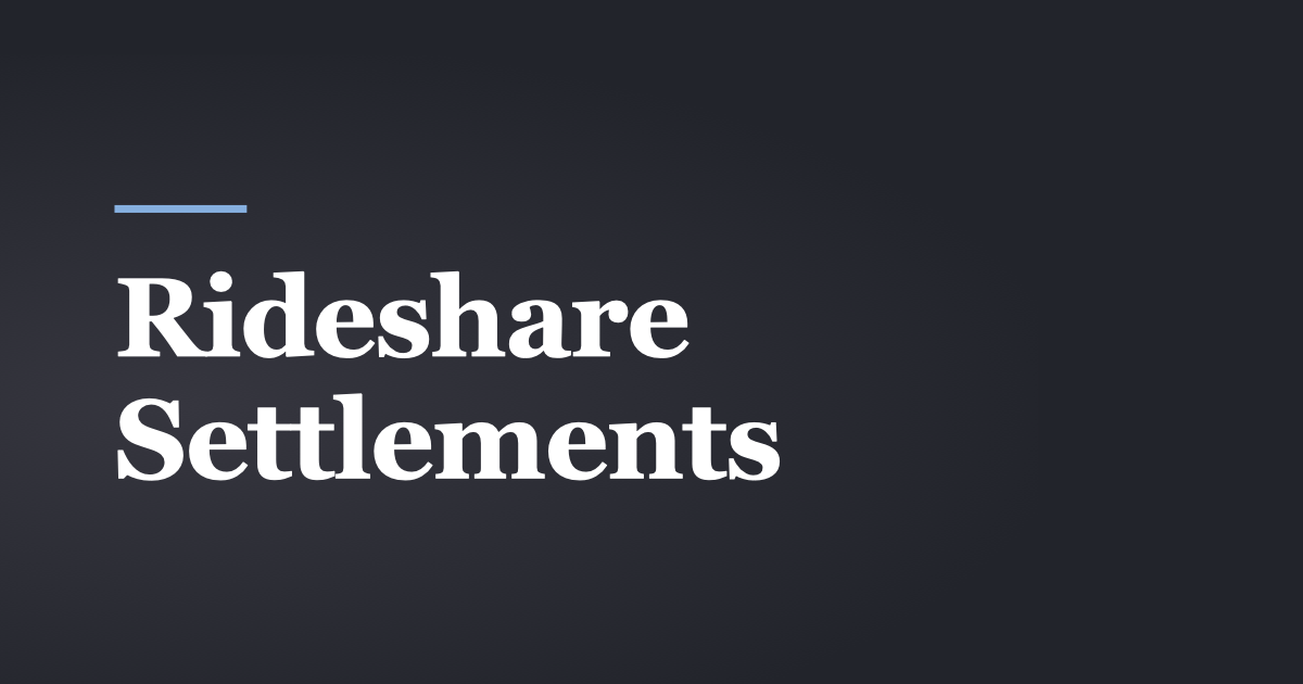 Uber Passenger Accident Settlements in Salt Lake City