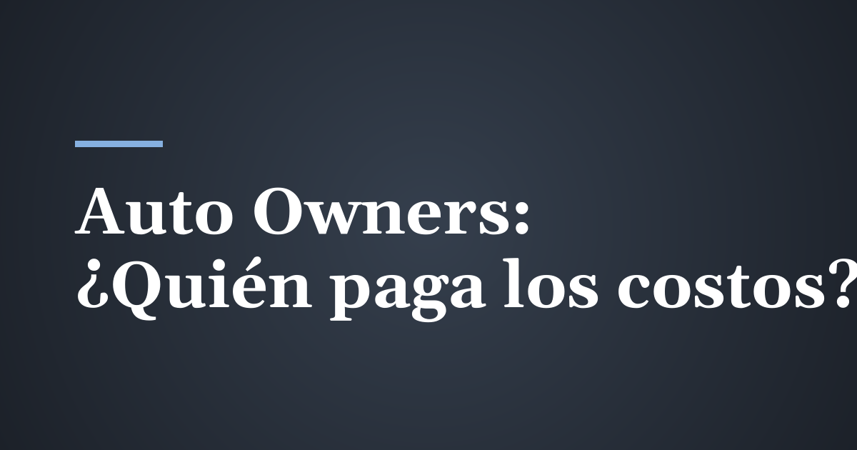 Auto Owners v. Labor Commission: Quién paga los honorarios cuando un trabajador lesionado demanda a un tercero