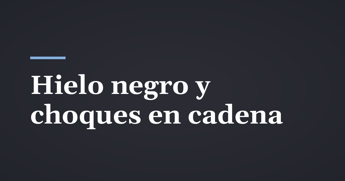 Hielo negro y choques en cadena: ¿quién tiene la culpa en un choque múltiple de invierno en Utah?