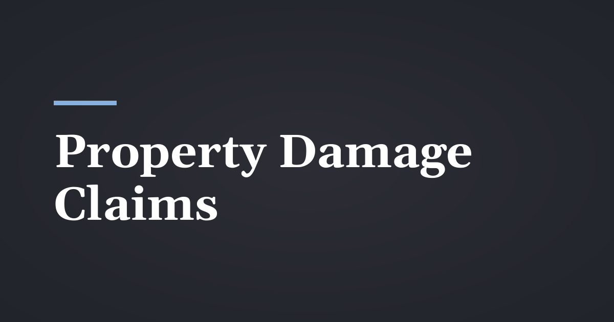 Property Damage Claims After a Utah Car Accident
